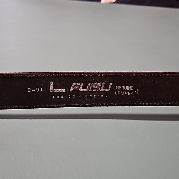 FUBU original leather belt Large but looks xl - Picture 2 of 12